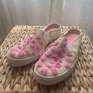 Keds Pink Floral Women's Sneakers